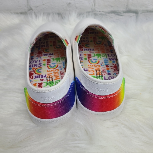 TOMS Baja Unity Slip-On Sneakers | White | Size 11.5 | NIB | Casual Comfort S - Picture 6 of 13